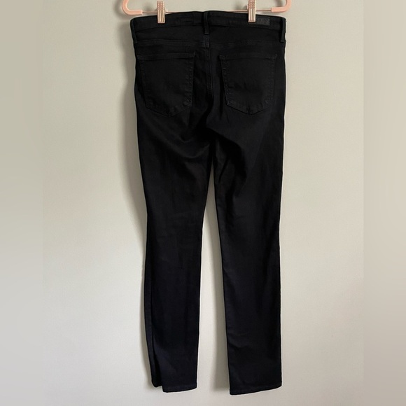 AG Denim The Harper Essential Straight in Black - Picture 6 of 7